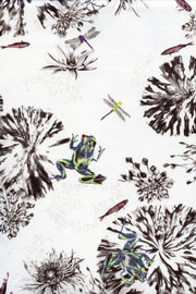 Frogs on a Lily Pad Fabric sample