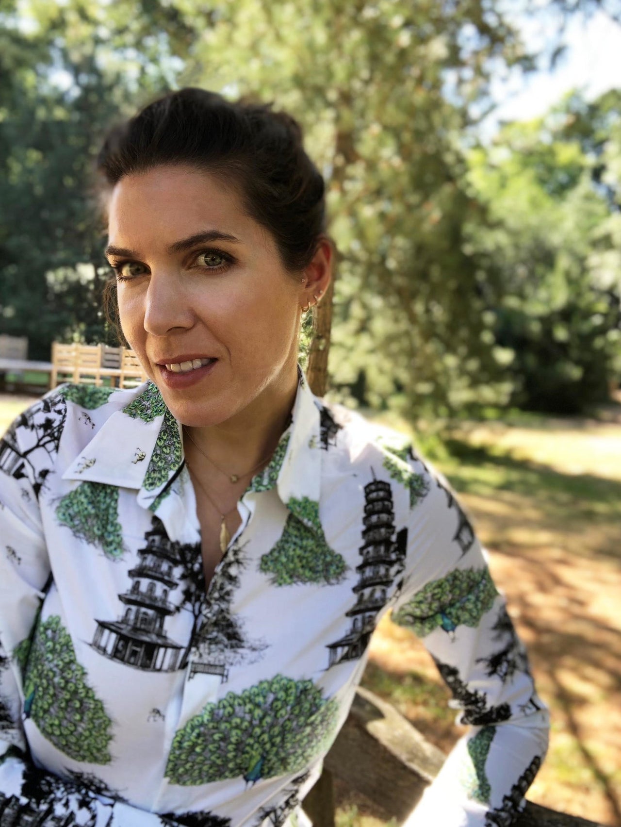 Susannah Weiland in Kew Gardens