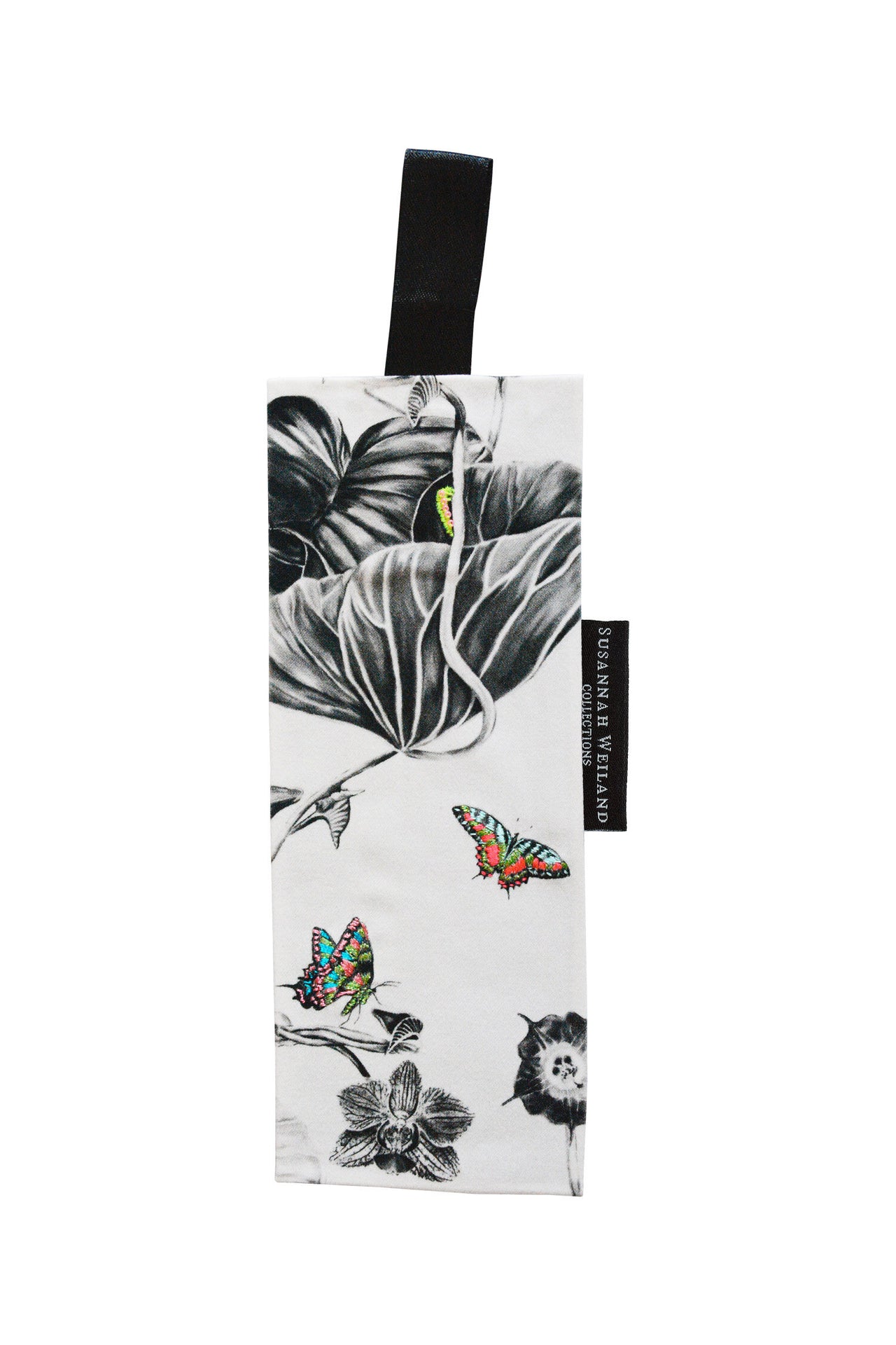 Green & Blue Butterfly Embroidered Bookmark