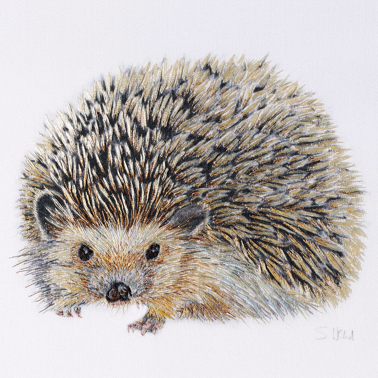 Regent Hedgehog - Original Embroidery