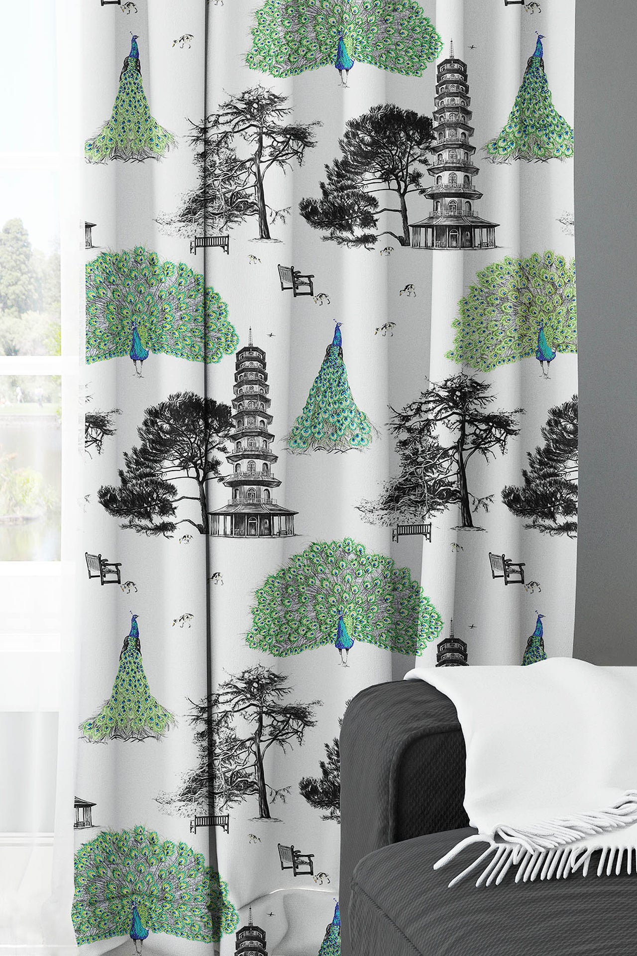 Peacock Curtains