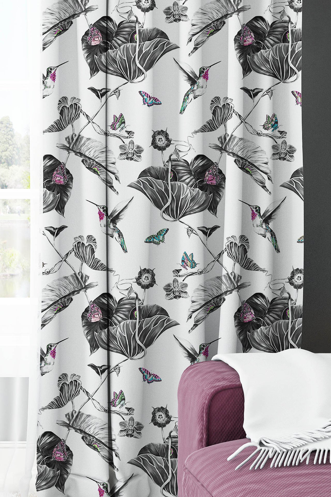 Hummingbird Curtains