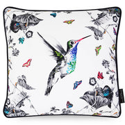 Harlow The Hummingbird Hand Embroidered Cushion