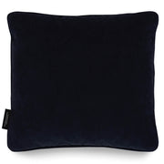 Black velvet cushion back