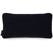 Black velvet cushion back