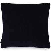 Black velvet cushion back